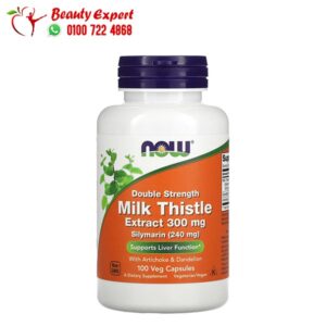 Now foods milk thistle capsules for liver functions