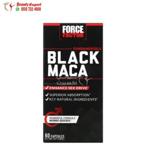 Black maca for men Force Factor sex drive booster capsules