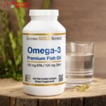 برشام الاوميجا3 لتحسين صحة الجسم Omega3 Premium Fish Oil California Gold Nutrition 240 كبسولة