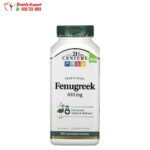 21st Century, Traditional fenugreek capsules, 610 mg, 100 Vegetarian Capsules