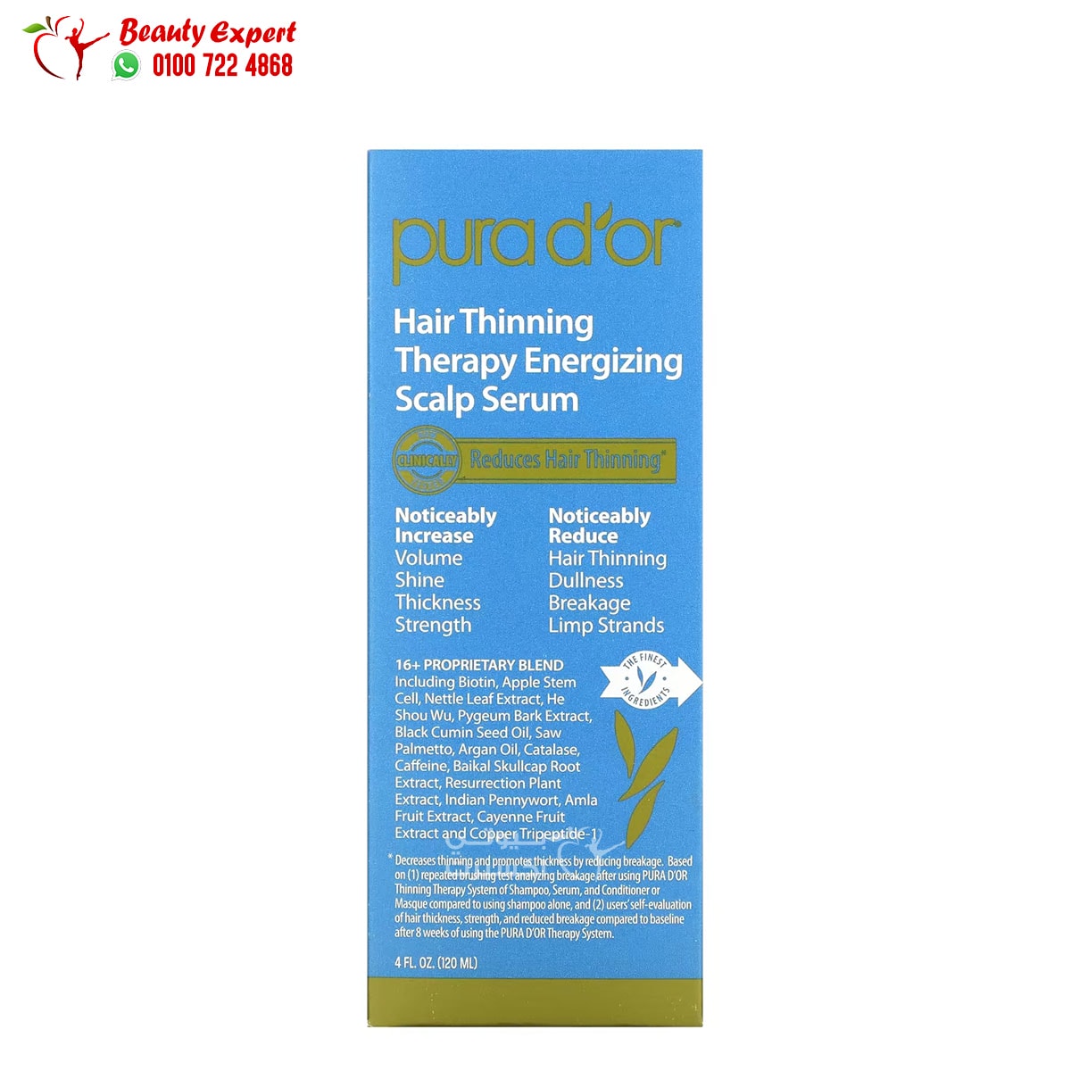 Hair Thinning Therapy Energizing Scalp Serum – PURA D'OR