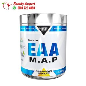 Quamtrax EAA MAP for muscle growth, Caribbean Cooler flavour, 374 G (22 Serv)