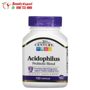 Probiotic Blend Acidophilus 21th century 100 Capsules
