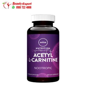 كبسولات اسيتيل ال كارنيتين إم آر إم نيوتريشن 60 كبسولة نباتية MRM Nutrition Acetyl L-Carnitine