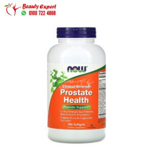 مكمل غذائي بروستات هيلث ناو فودز 180 كبسولة هلامية NOW Foods Clinical Strength Prostate Health