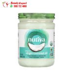 زيت جوز الهند نوتيفا البكر العضوي (414 مل) Nutiva Organic Virgin Coconut Oil