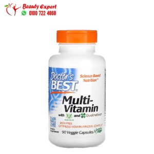 اقراص فيتامينات متعددة مع فيتامين د3 وحمض الفوليك دكتورز بيست الخالي من الحديد 90 كبسولة نباتية Doctor's Best Multi-Vitamin with Vitashine D3 and Quatrefolic Iron Free