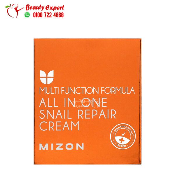 كريم الحلزون الشامل ميزون لعلاج مشاكل البشرة Mizon, All In One Snail Repair Cream 75 مل