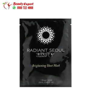 Radiant Seoul mask , Brightening Beauty Sheet Mask, 1 Sheet Mask, 0.85 fl oz (25 ml)