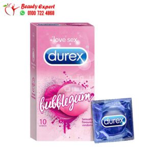 Durex Bubble-gum Flavoured Condoms For Men- 10 condoms