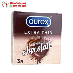 Durex Extra Thin Intense Chocolate Flavoured Condoms for Men - 3 condoms