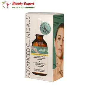 سيروم كولاجين للوجه وشد البشرة من Advanced Clinicals