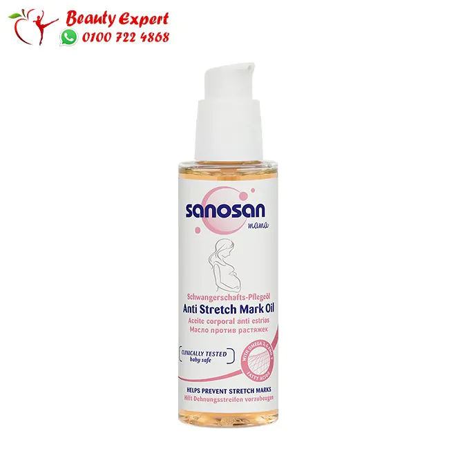 Sanosan Anti Stretch Mark Oil 100ml - Image 2