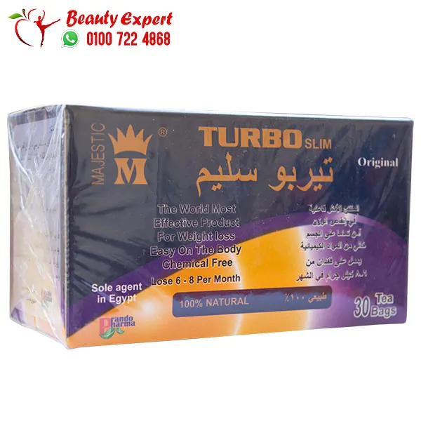 Original natural tea turbo slim for natural weight loss - 30 tea bags - Image 2