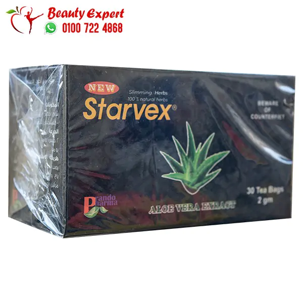 Starvex slimming herbs with aloe vera extract for weight loss - 30 tea bags - Image 2