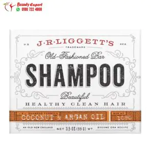 لوح شامبو جوز الهند وزيت الارجان جي.آر. ليغيتس J.R. Liggett’s, Old Fashioned Shampoo Bar