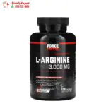 الارجنين كبسول 3000 مجم لتنشيط الدورة الدموية فورس فاكتور Force Factor L-Arginine 150 كبسولة