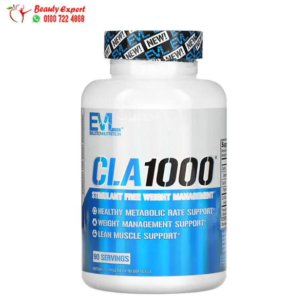 كبسولات cla 1000 للتخسيس وحرق الدهون EVLution Nutrition 90 كبسولة