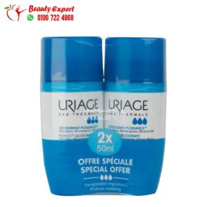 يورياج مزيل عرق باور 3 علبتين 50مل uriage power 3 deodorant 2 x 50ml