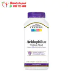 كبسولة البروبيوتيك أسيدوفيلوس سينشري 21 150 كبسولة 21st Century Acidophilus Probiotic Blend