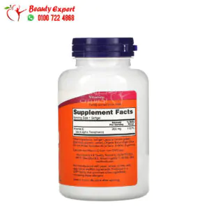 NOW Foods, E-400 with Mixed Tocopherols, 268 mg