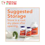 اقراص ناك 600 مجم مع السيلينوم والموليبدينوم 100 كبسولة نباتية NOW Foods, NAC