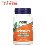 Selenium supplement 100 mcg NOW Foods 100 Tablets