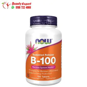 اقراص فيتامين b 100 ناو فودز 100 قرص NOW Foods Sustained Release B-100