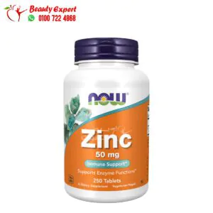 اقراص زنك نيو فودز 50 مجم 250 قرص NOW Foods Zinc 50 mg